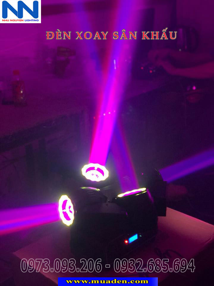 đèn sân khấu xoay trung tâm quán bar