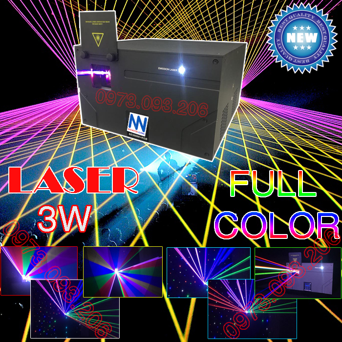 đèn laser siêu mạnh công suất 3w