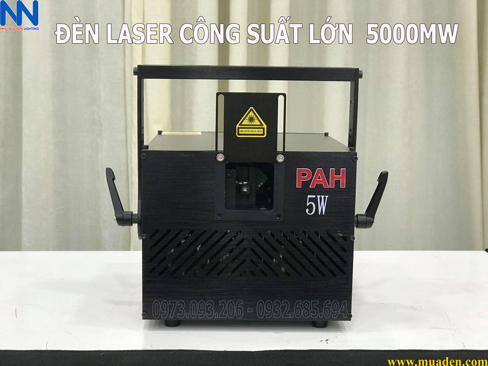 đèn laser công suất lớn 5000mw cho vũ trường 