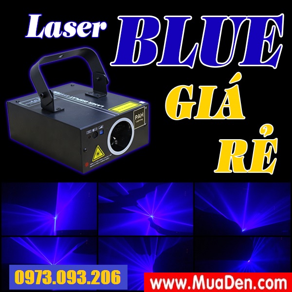 Đèn laser quét tia blue giá rẻ cho sân khấu mini, phòng karaoke, bar mini