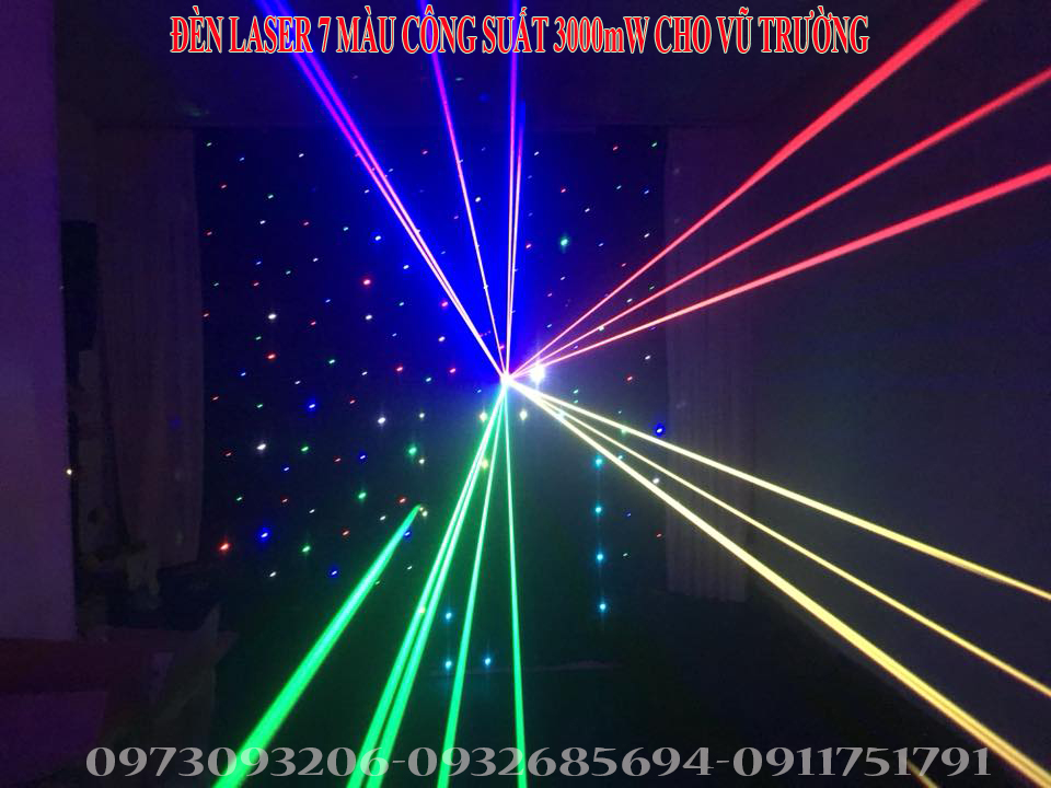 bán đèn laser vũ trường công suất cao 3w