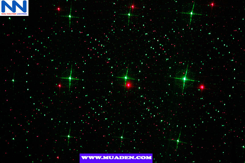đèn laser mini chiếu hình phòng karaoke