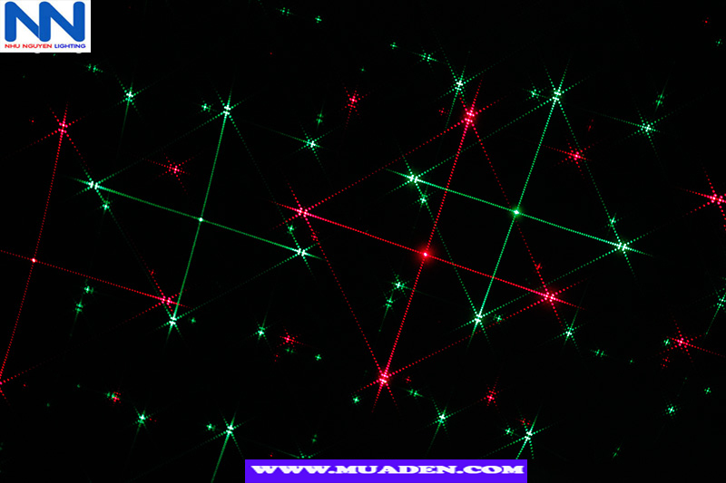 đèn trang trí phòng khách laser star shower