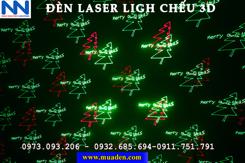đèn laser light trang trí noel