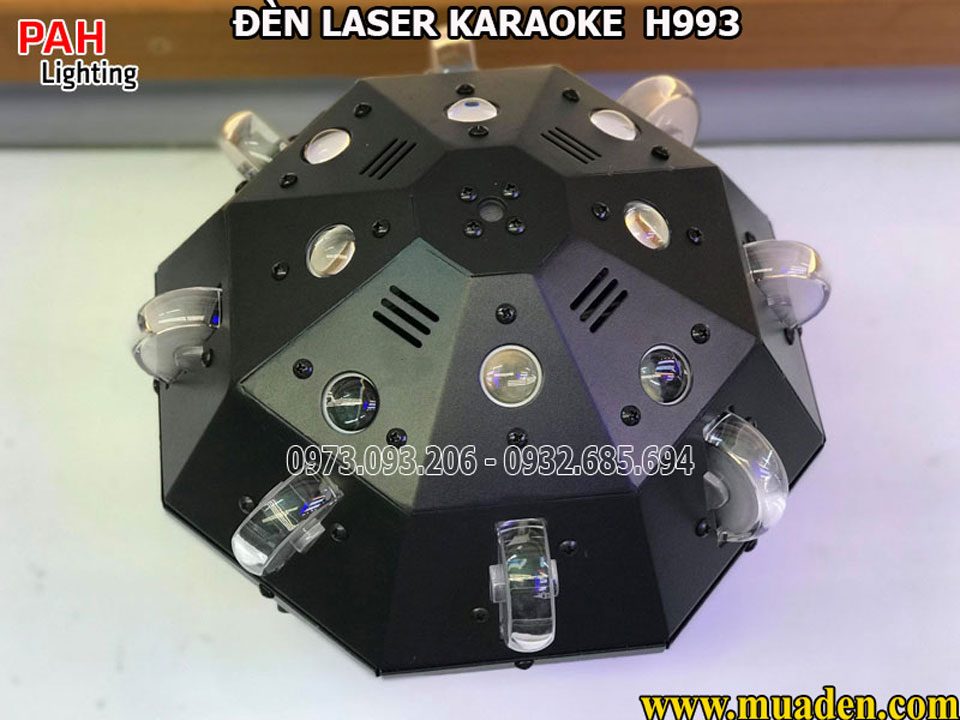 đèn laser xoay trung tâm phòng karaoke