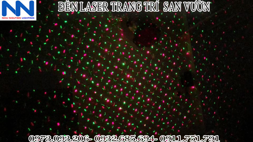 đèn laser trang trí sân vườn