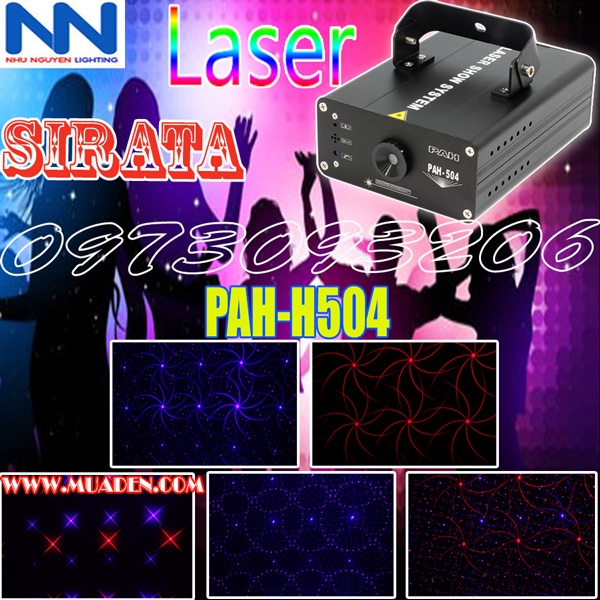 Đèn LAZE trang trí cho phòng karaoke giá rẻ PAH-504 SIRATA