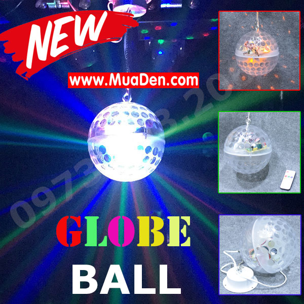 Đèn led trái châu trang trí phòng karaoke sử dụng Remore Globe