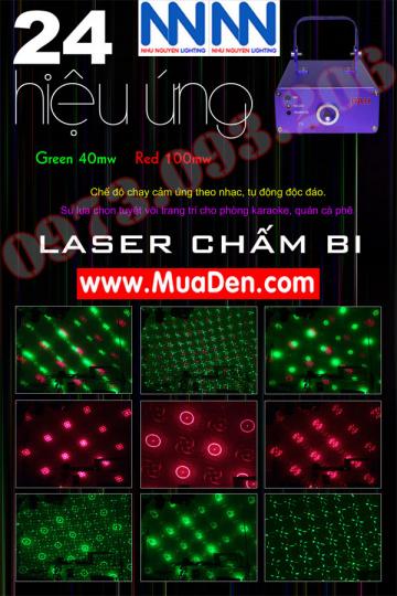 Đèn laser 24 hiệu ứng