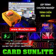 Phần mềm điều khiển ánh sáng sân khấu Card Sunlite 2