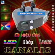 Đèn led Canalis 3 hiệu ứng Led - Laser - Chớp cực mạnh